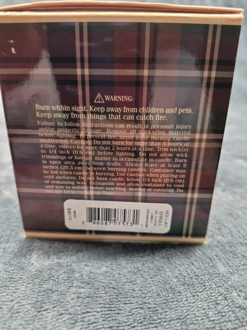 RALPH LAUREN Holiday  StrollCandle Scented Holiday Classic bougie parfumee
